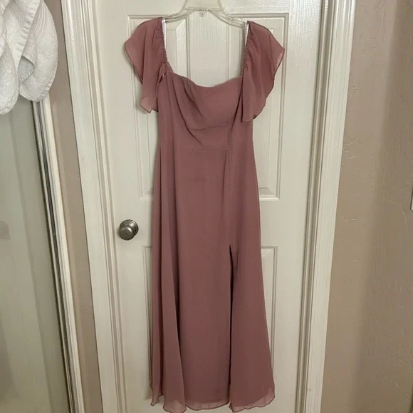 azazie bridesmaid dresses dusty rose Azazie Maren